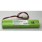 Nimh batteripaket 4,8V 850mAh AAA Std. 2-stav Kontakt K10 +V (NH410531)