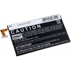 batteri till Smartphone HTC One Max / typ 35H00211-00M