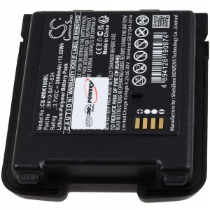 Batteri fr streckkodslsare M3 Mobile BK10 typ BK10-BATT-S34