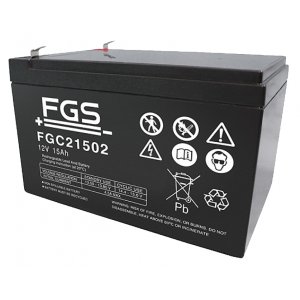 FGS FGC21502 Cyklisk blybatteri 12V 15Ah