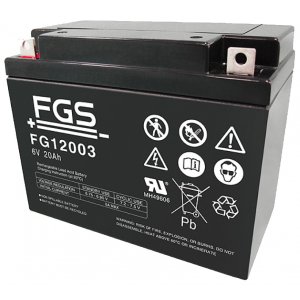 FGS FG12003 blybatteri 6V 20Ah