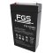 FGS FG10381 blybatteri 6V 3,8Ah