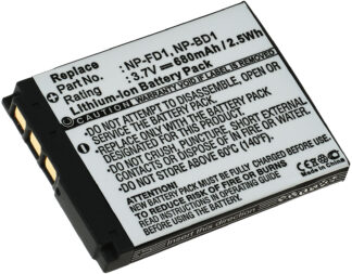 Batteri till Sony Typ NP-BD1/ NP-FD1