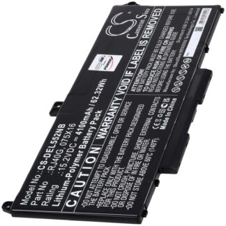 Batteri lämpligt för bärbar dator Dell Latitud 15 5520, precision 15 3560, typ 075x16, typ RJ40G