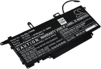 Batteri passar till Laptop Dell Latitude 7400 2-in-1, Latitude 7310 2-in-1, typ NF2MW