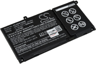 Batteri passar till Laptop Dell VOSTRO 5402, Latitude 15 3510, typ JK6Y6 m.fl.