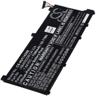 Batteri för bärbar dator Huawei MateBook D 15 Ryzen 5 5500U, MagicBook 14 2020, typ HB4692Z9ECW-22A