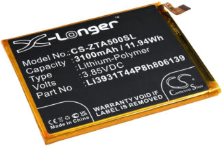 Batteri passar till Smartphone ZTE Blade A5 2020, Blade A7 Prime, typ Li3931T44P8h806139