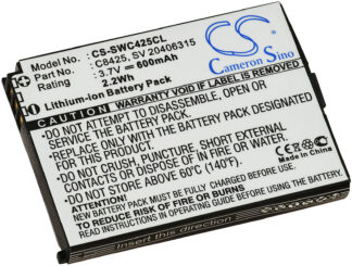 Batteri passar till Trådlös-Telefon Swissvoice eSense, eSense Coloe E, SV 20406288, typ C8425 m.fl.