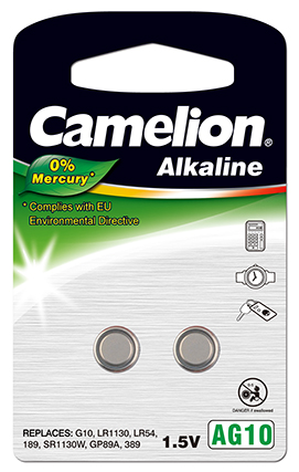 Camelion knappcell 389 LR1130 LR54 AG10 2/ Blister