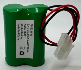Nimh batteripaket 2,4V 2500mAh A HT staket kontakt K42+LÅ (NH221511)