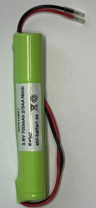 Nimh batteripaket 3,6V 700mAh 2/3AA HT. stav kabel (NH310901)