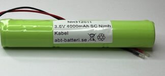 Nimh batteripaket 3,6V 4000mAh SC std. stav kabel (NH312011)