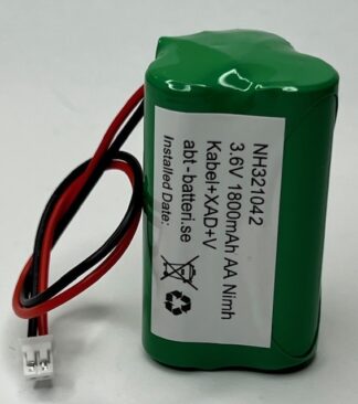 Nimh batteripaket 3,6V 1800mAh AA HT Pyramid XAD+V (NH321042)