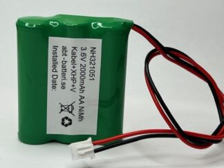 Nimh batteripaket 3,6V 2000mAh AA std. staket kontakt XHP +V (NH321051)